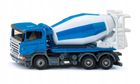 Siku, Scania, betoniera, masina, scara 1:87