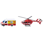 Siku Super, Mercedes-Benz Ambulans + Elicopter de salvare, set, 1748
