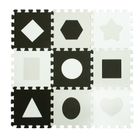 Smiki, covoras din spuma, figuri geometrice, 9 elemente