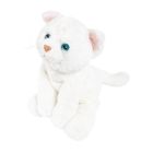 Smiki, Pisica, jucarie de plus, alb, 22 cm