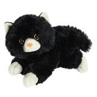 Smiki, Pisicuta, jucarie de plus, negru, 15 cm