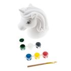 Smiki, pusculita din ceramica cu acuarele, unicorn, set creativ