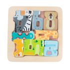 Smiki, puzzle din lemn, cifre, 9 elemente