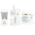 Smiki, set de bucatarie, robot, aparat de cafea si blender, alb
