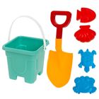 Smiki, set de nisip, galetusa cu accesorii, 6 elemente