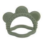 Smiki, Very Bunny, Floricica, jucarie de dentitie din silicon, verde