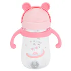 Smiki, Very Bunny, sticla cu pai, pisicuta, roz, 280 ml