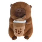 Smiki, Yummymals, Capibara cu bubble tea, jucarie de plus, 30 cm