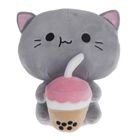 Smiki, Yummymals, Pisicuta cu bubble tea, jucarie de plus, 31 cm