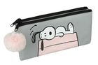 Snoopy, penar etui, gri