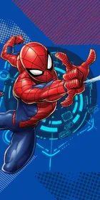 Spider-Man, prosop de baie sau de plaia, din bumbac, 70-140 cm