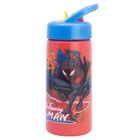 Spider-Man, sticla de apa cu pai Playground, 420 ml