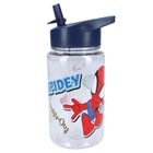 Spidey, Drink Up, sticla da apa cu pai, albastru, 450 ml