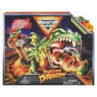 Spin Master, Monster Jam, Dueling Dragon, set de joaca cu masina
