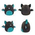 Squishmallows, Aldous Teal and Black Fruit Bat, jucarie de plus, 19 cm