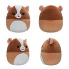 Squishmallows, Garret Brown & White Guinea Pig, jucarie de plus, 19 cm