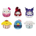 Squishmallows, Hello Kitty, Sanrio Plaid, jucarie de plus, 20 cm, 1 buc.