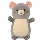 Squishmallows, Hugmee, Misty - Grey Mouse, jucarie de plus, 40 cm