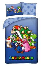 Super Mario, set lenjerie de pat single, 140-200 cm + 70-90 cm