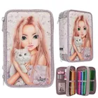 Top Model, Blooming Kitty, penar triplu cu rechizite scolare, roz