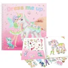Top Model, Unicorn Ylvi, Dress Me Up, set creativ cu autocolante