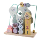 Trefl, Babies and the Bear, labirint cu bile din lemn, jucarie educativa