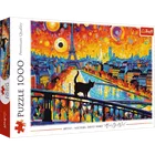 Trefl, Cat in Paris, Grateful Licensing with Fee, puzzle, 1000 piese