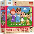 Trefl, CoComelon, puzzle din lemn, 24 piese