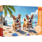 Trefl, Corgi, puzzle, 100 piese
