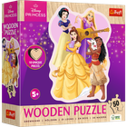 Trefl, Disney Princess, puzzle din lemn, 50 piese