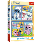 Trefl, Lilo si Stitch, puzzle, 2-70 piese