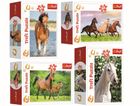 Trefl, Lumea calutilor, puzzle mini, 54 elemente, 1 buc.