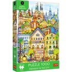 Trefl, Midnight in the City: Barcelona, puzzle, 1000 piese