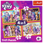 Trefl, My Little Pony, puzzle 4in1, 207 piese