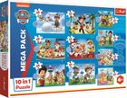 Trefl, Paw Patrol, puzzle 10in1, 329 piese
