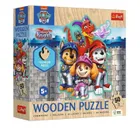 Trefl, Paw Patrol, puzzle din lemn, 50 piese
