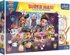 Trefl, Paw Patrol, Super Maxi, puzzle, 24 piese