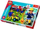 Trefl, Pompierul Sam, 24 Maxi, Bravul Pompier Sam, puzzle, 24 piese