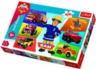 Trefl, Pompierul Sam, Vehiculele lui Sam, puzzle, 100 piese