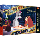 Trefl, Premium Plus, Disney, Doamna si Vagabondul, puzzle, 1000 piese