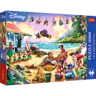 Trefl, Premium Plus, Lilo si Stitch, Beach Party, puzzle, 1000 piese