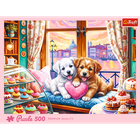 Trefl, Puppy Love, puzzle, 500 piese