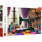 Trefl, Sewing Machine, puzzle, 1000 piese