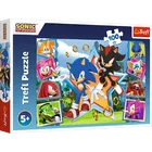 Trefl, Sonic, puzzle, 100 piese