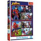 Trefl, Spider-Man, puzzle, 2-70 piese