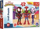 Trefl, Spidey si Prietenii sai fantastici, Aventurile lui Spidey si prietenii sai, puzzle, 30 piese