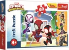 Trefl, Spidey si Prietenii sai fantastici, In lumea lui Spidey, puzzle, 60 piese