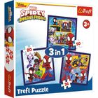 Trefl, Spidey si Prietenii sai fantastici, puzzle 3in1, 106 piese