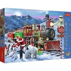 Trefl, Tea Time: Christmas Train, puzzle, 1000 piese