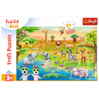 Trefl, Trefliks, Babies and the Bear, puzzle maxi, 24 piese